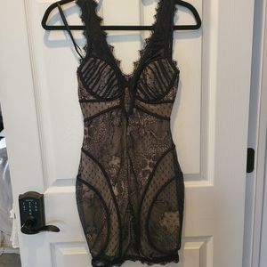 Bebe Lace Dress, Size XS
